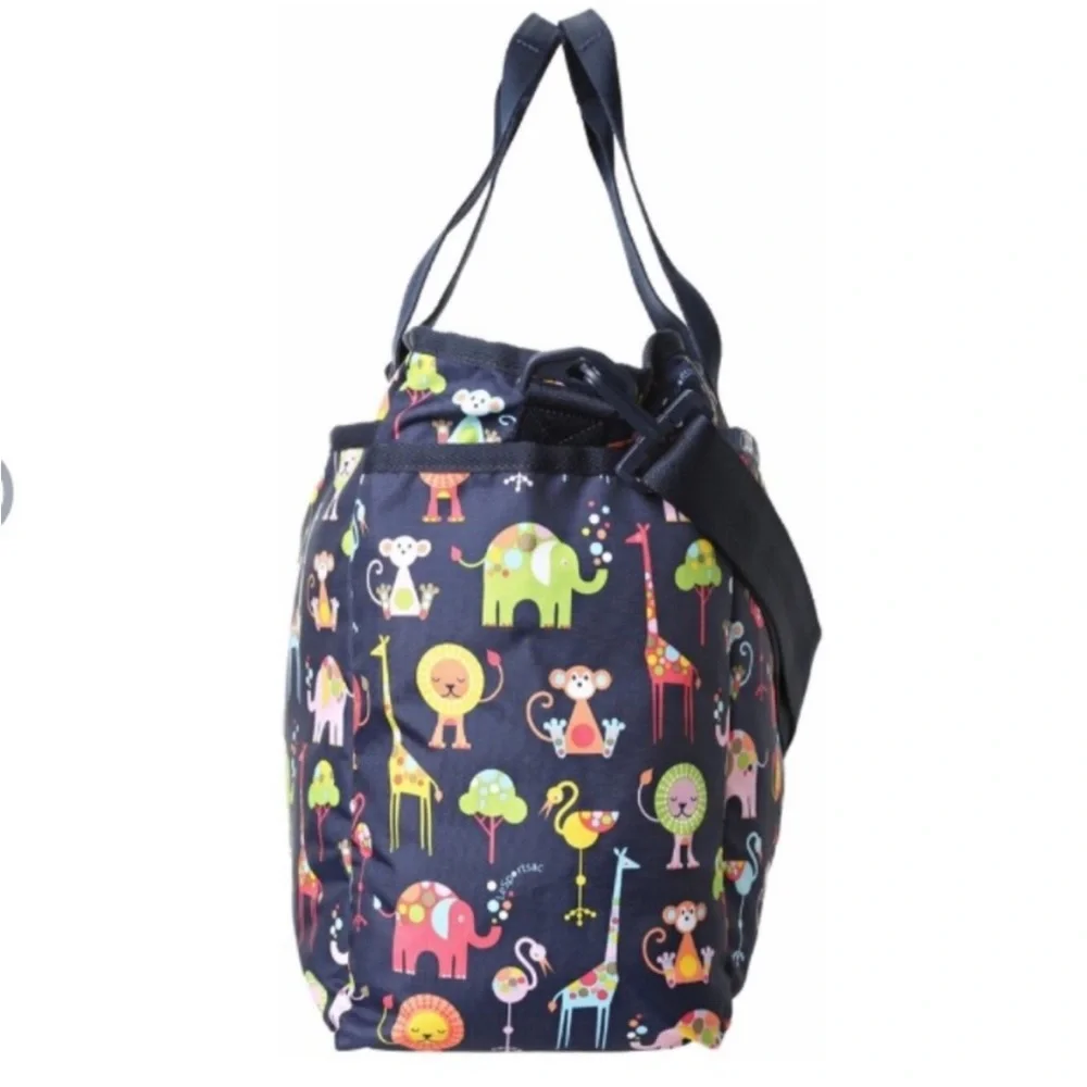 LeSportsac Zoo Cute Ryan Baby Diaper Convertible Tote Bag
